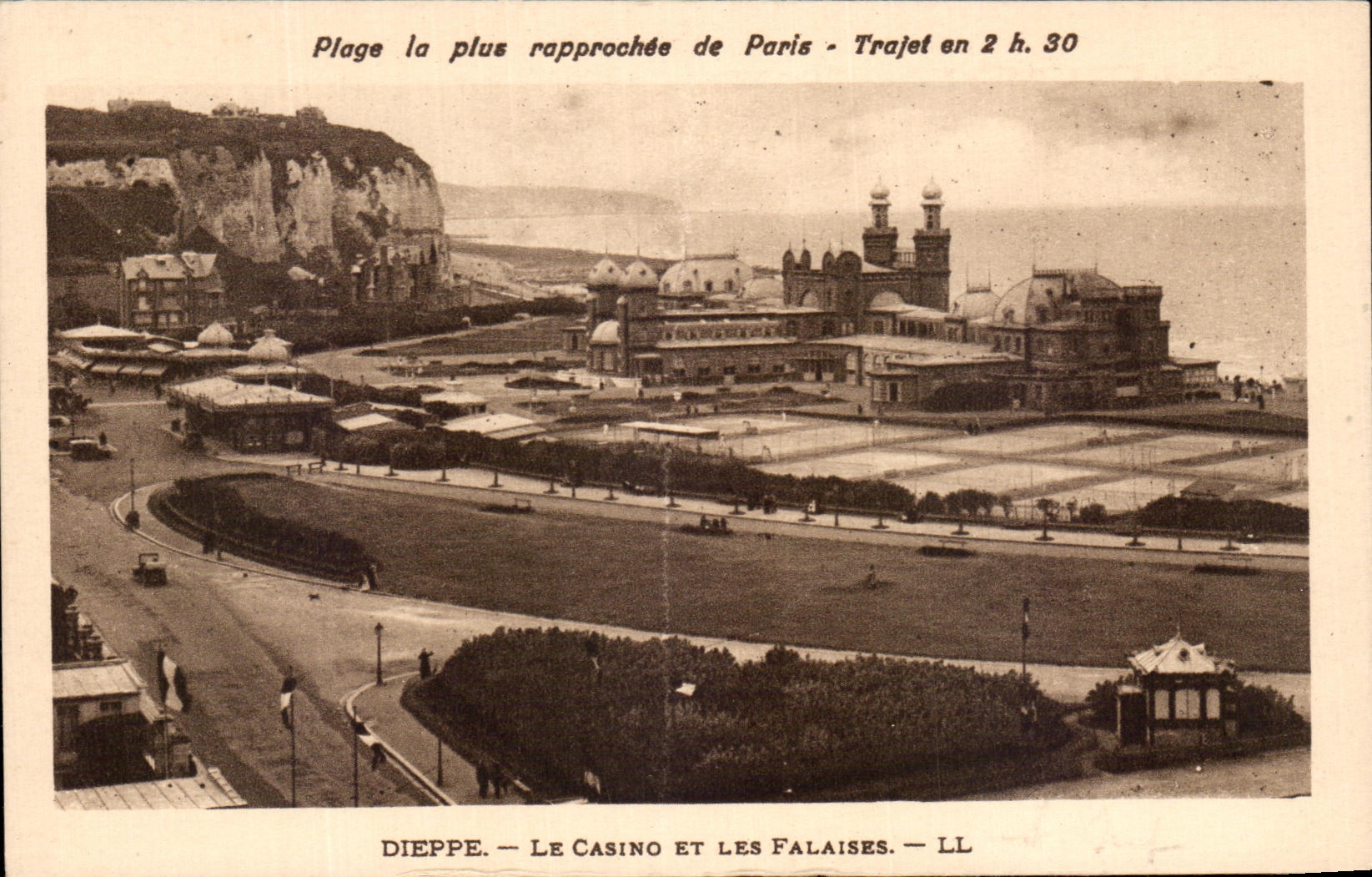 Dieppe — Le Casino et les Falaises — LL