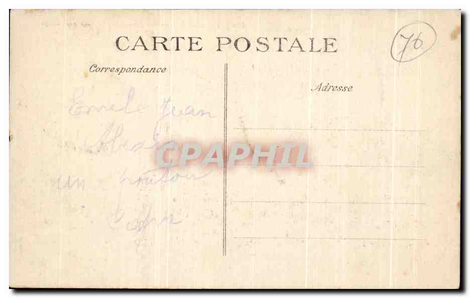 CPA Le Havre La Nouvelle Jetee par gros temps — Rückseite