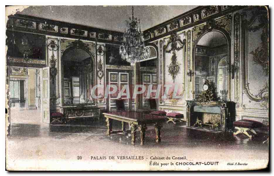 CPA PAlais De Versailles Cabinet du Conseil