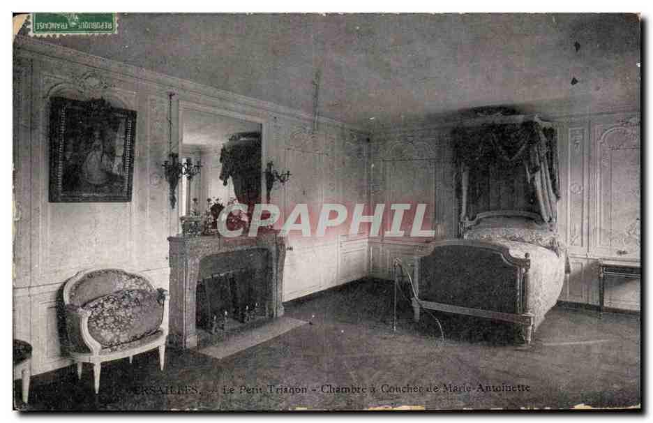 CPA Versailles Le Perit Triagon Chambre a Coucher de Marie Antoinette