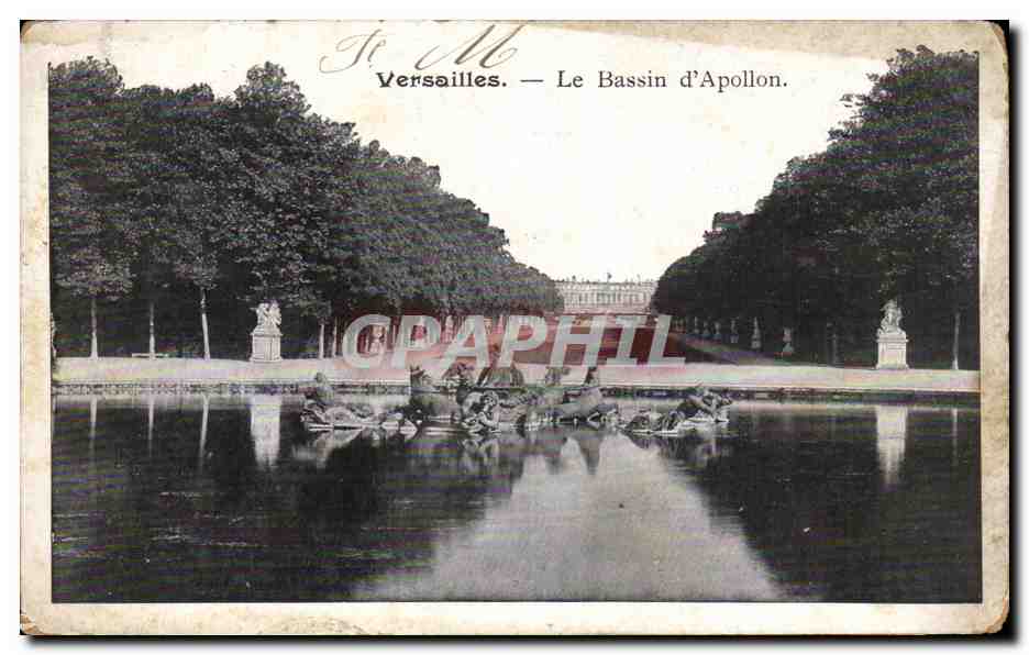 CPA Versailles Le Bassin d'Apollon
