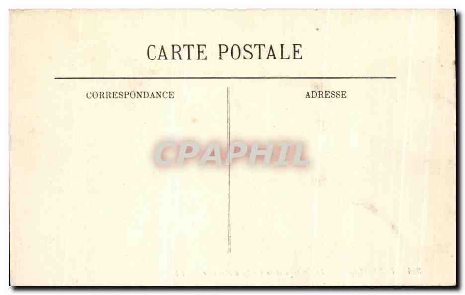 Versailles — Le Château et la Grille d'Honneur — LL. n° 824 — Achterkant