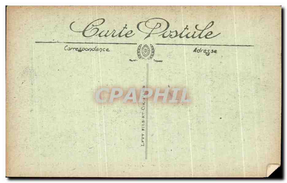 CPA Versailles Petit Trianon L'Escalier Le Palier  — Verso