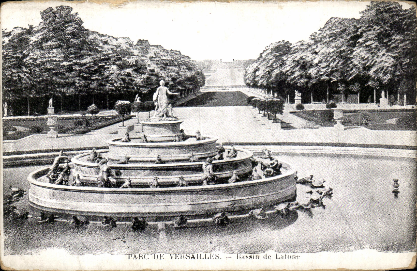 Parc de Versailles — Bassin de Latone — éditeur CPA FILS & CIE PARIS