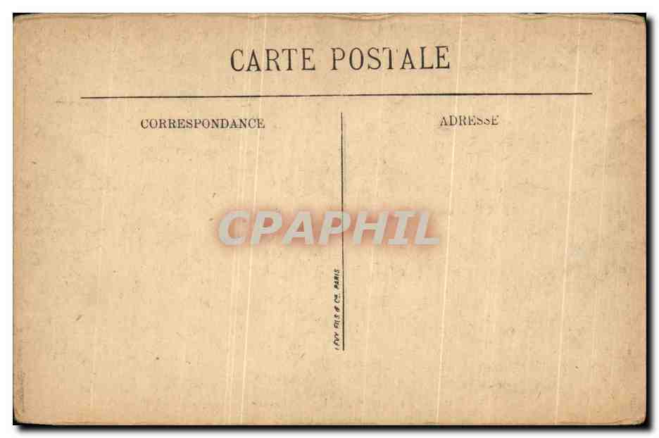 Parc de Versailles — Bassin de Latone — éditeur CPA FILS & CIE PARIS — Achterkant