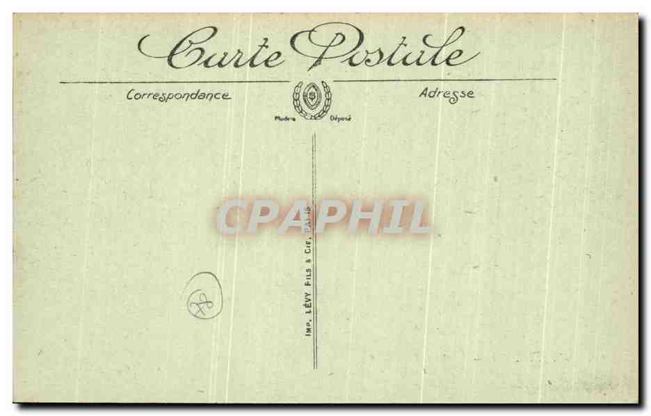 CPA Versailles Le Petit Trianon La Laiterie et le Maison de la Reine  — Verso