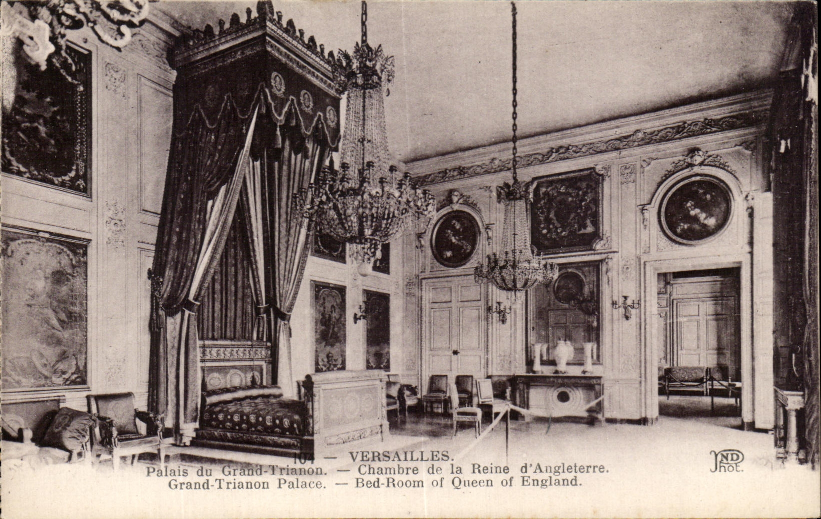 Chambre de la Reine d'Angleterre — Palais du Grand-Trianon — Versailles