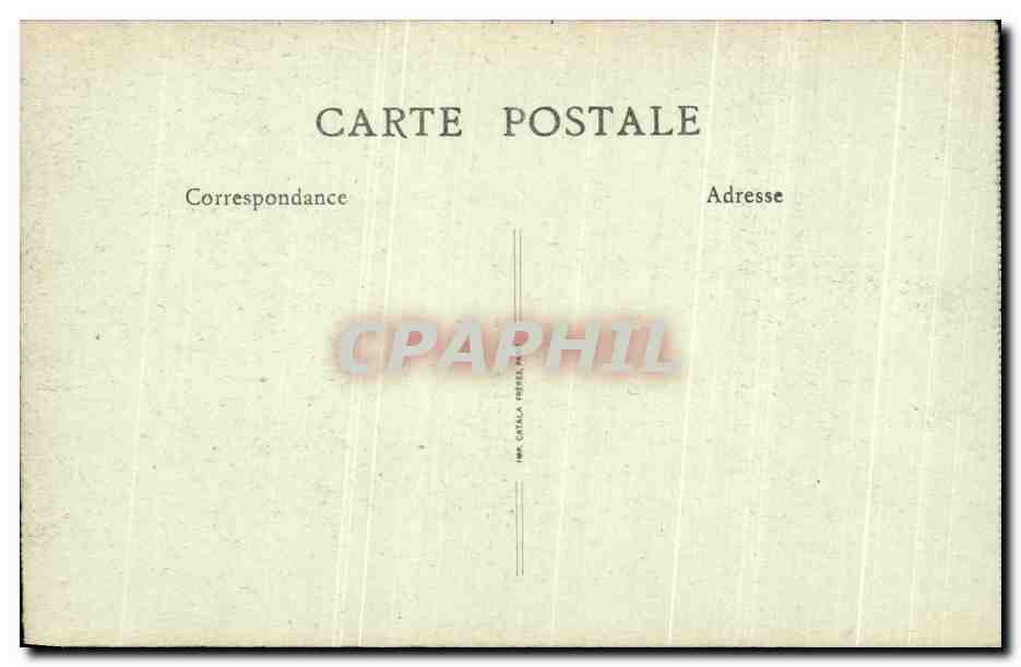 CPA Musee de Versailles Salle de Sculpture  — Verso