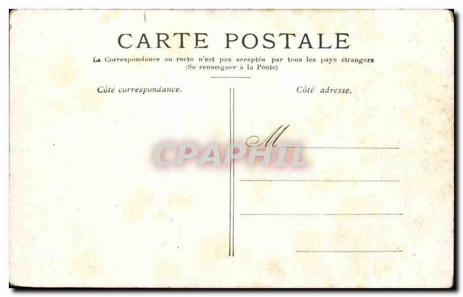 CPA Versailles Le Bassin de Neptune Grandes Eaux — Verso