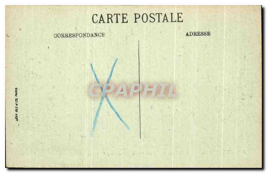 CPA Versailles Le Parterre de Latone vu du Fer a Cheval — Rückseite