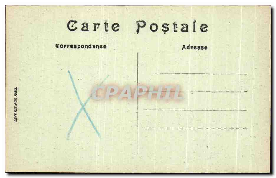 CPA Versailles Aile Louis XV et la Chapelle — Verso