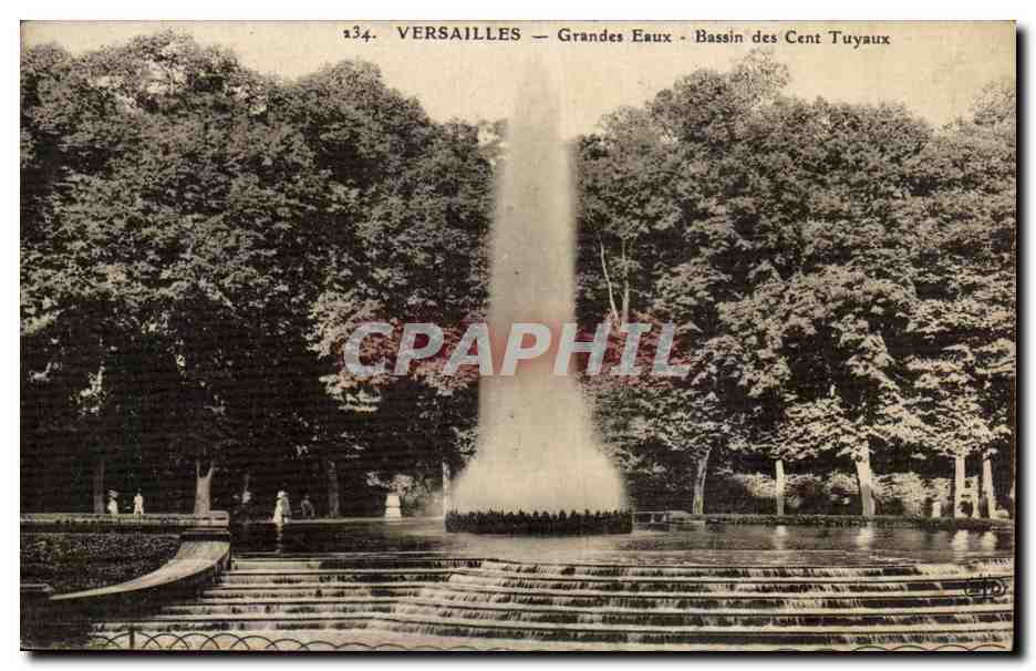 Versailles — Grandes Eaux — Bassin des Cent Tuyaux