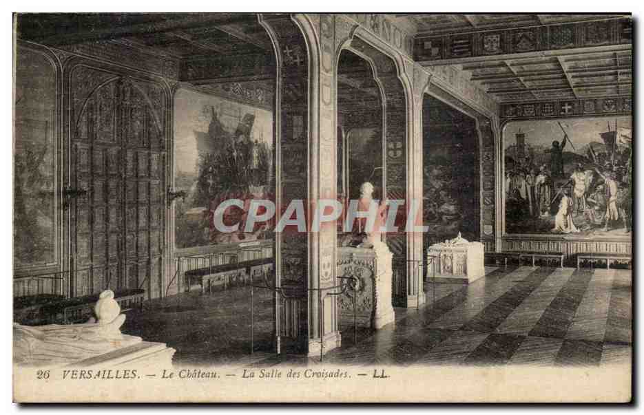 CPA Versailles Le Chateau La Salle des Croisades