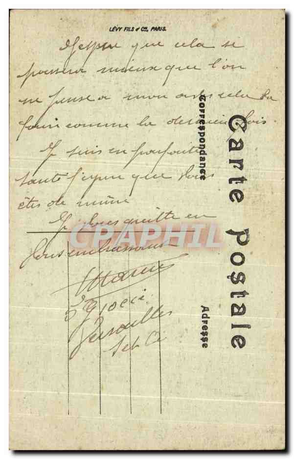 CPA Versailles Le Chateau La Salle des Croisades — Verso