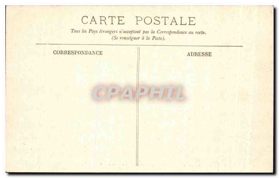 CPA Versailles Le hameau de Marie Antoinette Le Poulailler — Verso