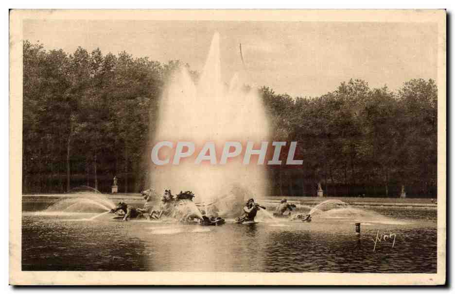 CPA Versailles Bassin d'Appollon Le Char Embourbe