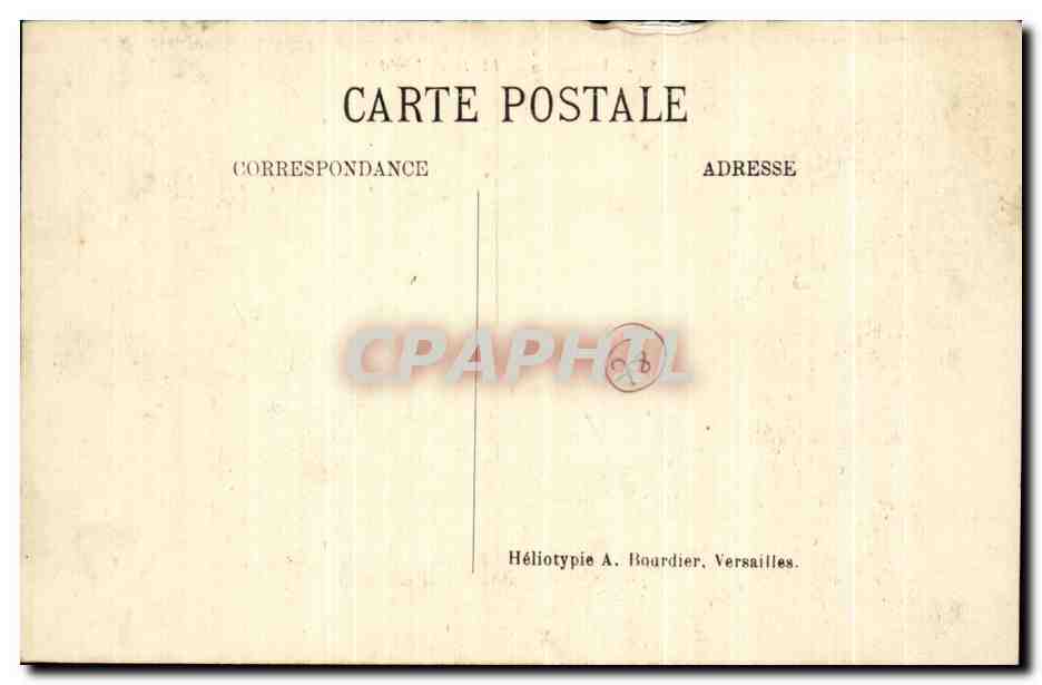 CPA Versailles Parterre Nord — Verso