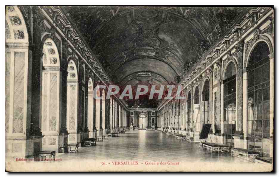 CPA Versailles Galerie des Glaces