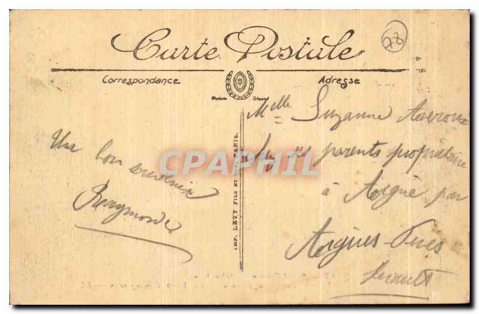 CPA Versailles Grand Trianon Salon Jaune  — Verso