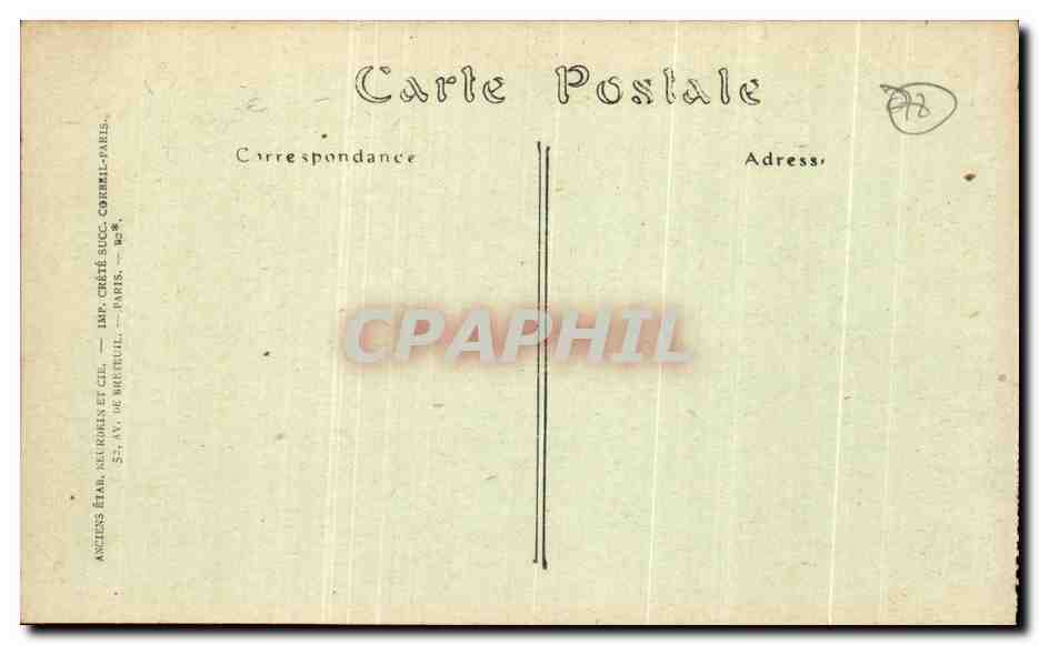 Palais de Versailles — La Galerie des Batailles — JND Phot. — Verso