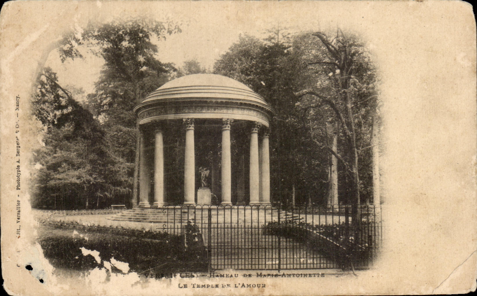 CPA Versailles Hameau De Marie Antoinette Le Temple De L'Amour