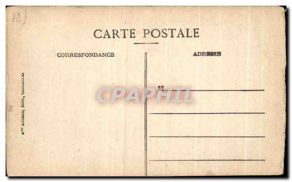 Parc de VERSAILLES — Bassin des Amours — éditeur Mme Morand, n°78 — Reverso
