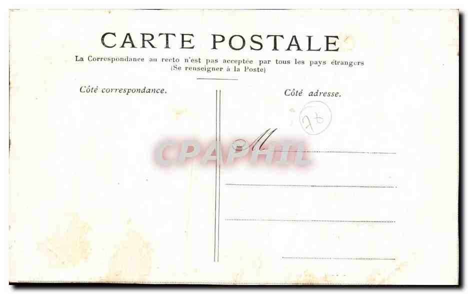 CPA Versailles Petit Trianon La Laiterie — Verso