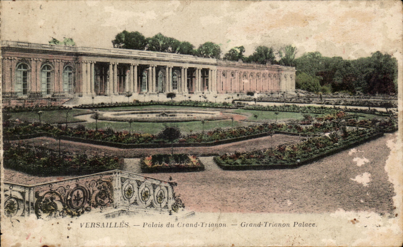 Antike Ansichtskarte Versailles Schloss des Großen Trianon
