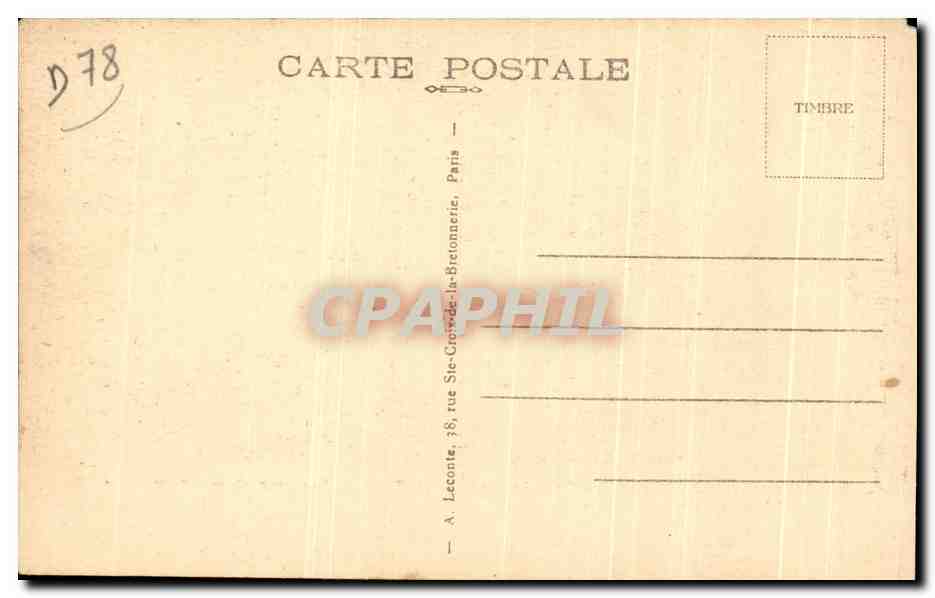 Palais de VERSAILLES — La Galerie des Glaces (73 m. de long sur 10 m. 50 de large) — A. Laconie, Paris — Verso
