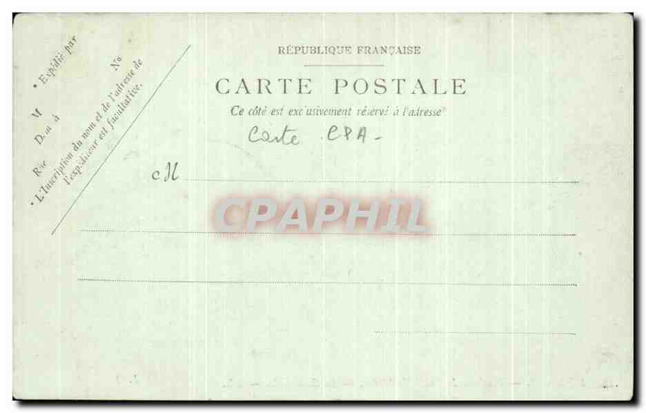 CPA Le Mans Tombeau du Comte du Maine La Cathedrale — Rückseite