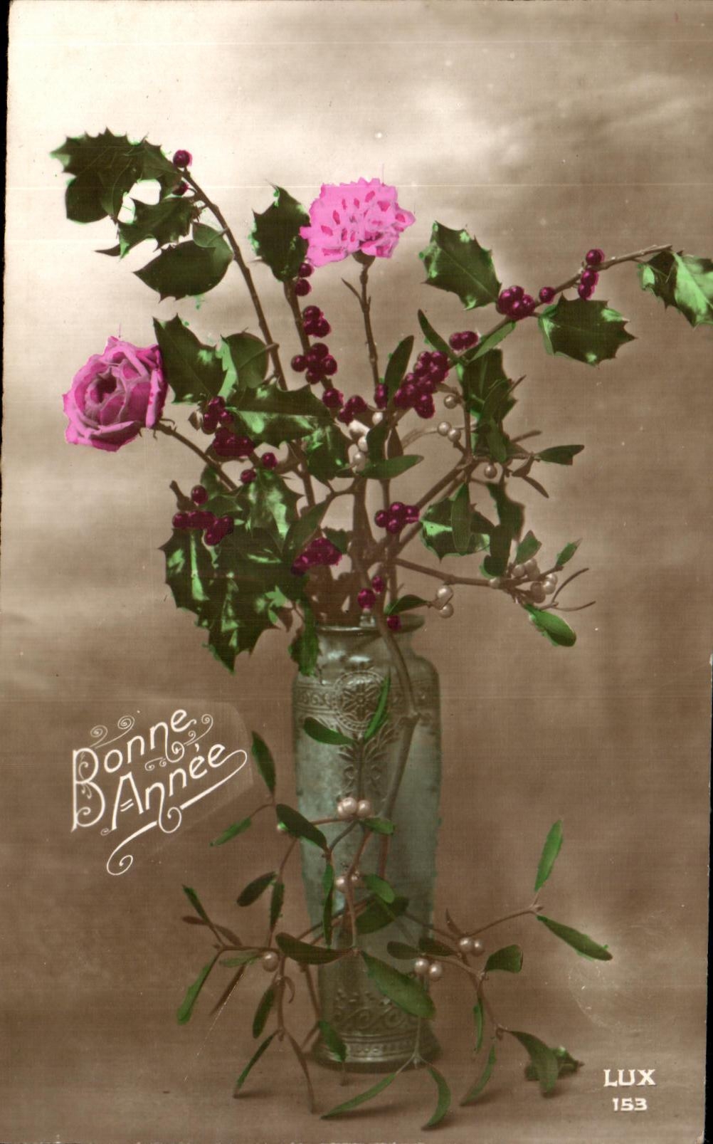 CPA Fantaisie Fleurs