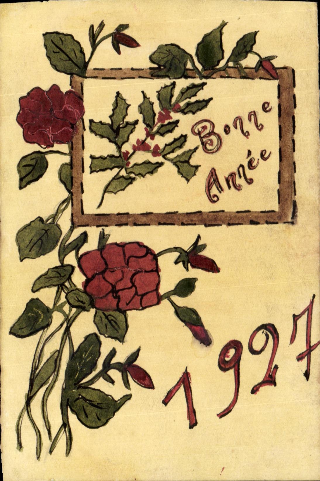 CPA Fantaisie Bonne annee 