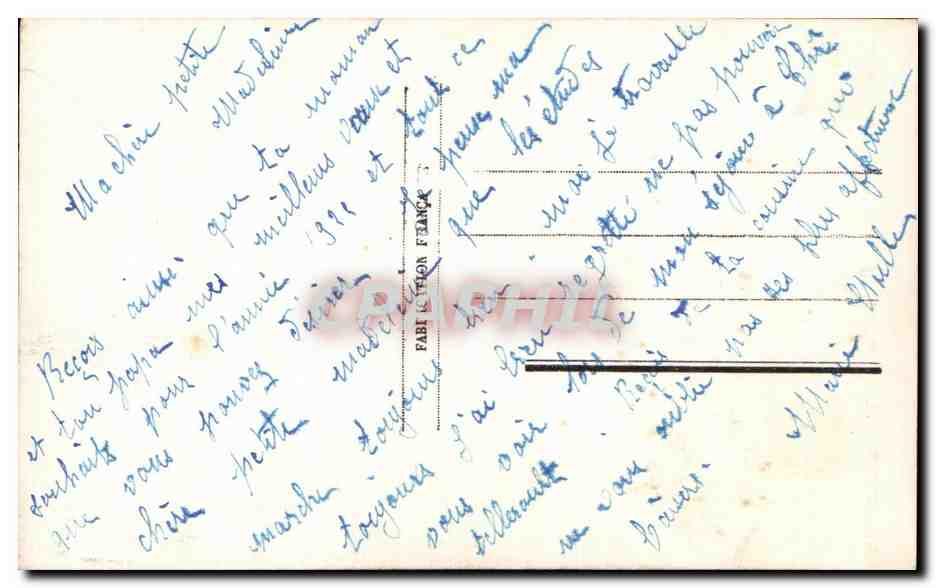 CPA Fantaisie Femme  — Verso