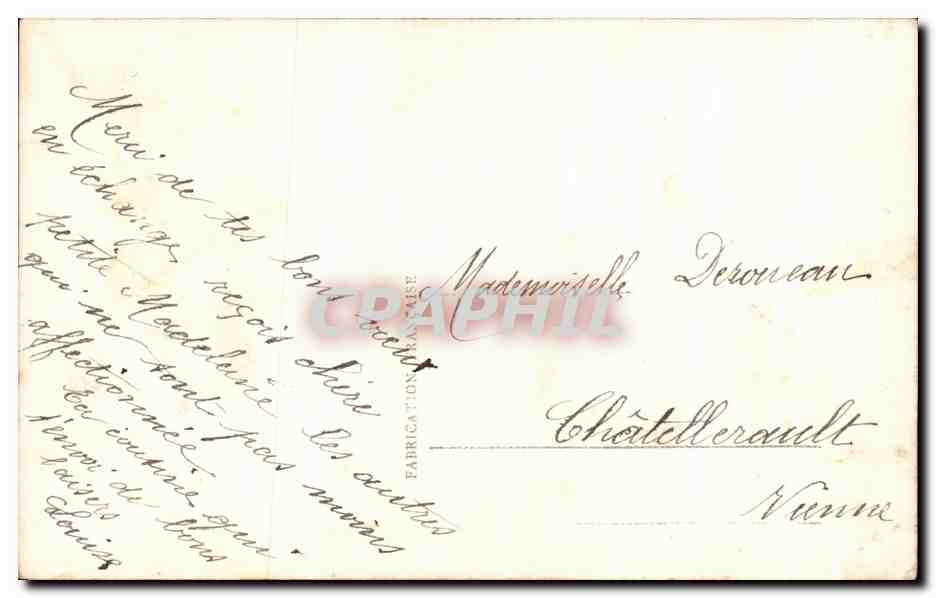 CPA Fantaisie Enfant — Verso