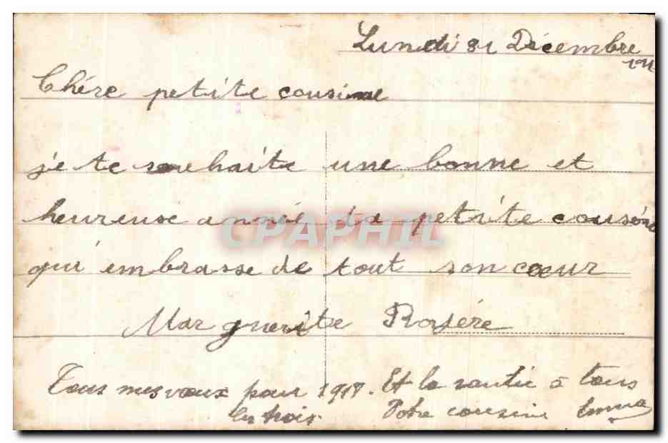 CPA Fantaisie Enfant — Rückseite