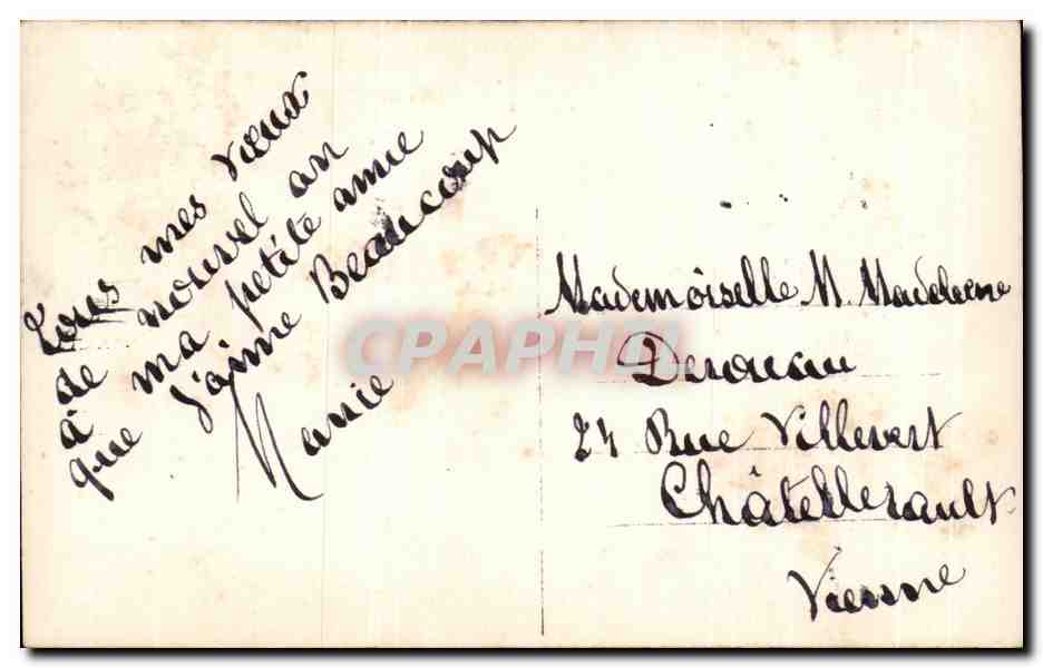 CPA Fantaisie Enfant  — Rückseite