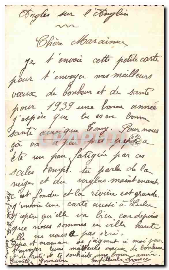 CPA Fantaisie Enfant  — Rückseite