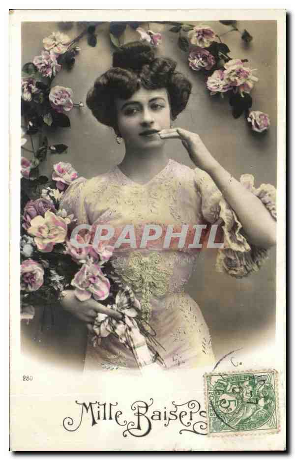 CPA Fantaisie Femme 