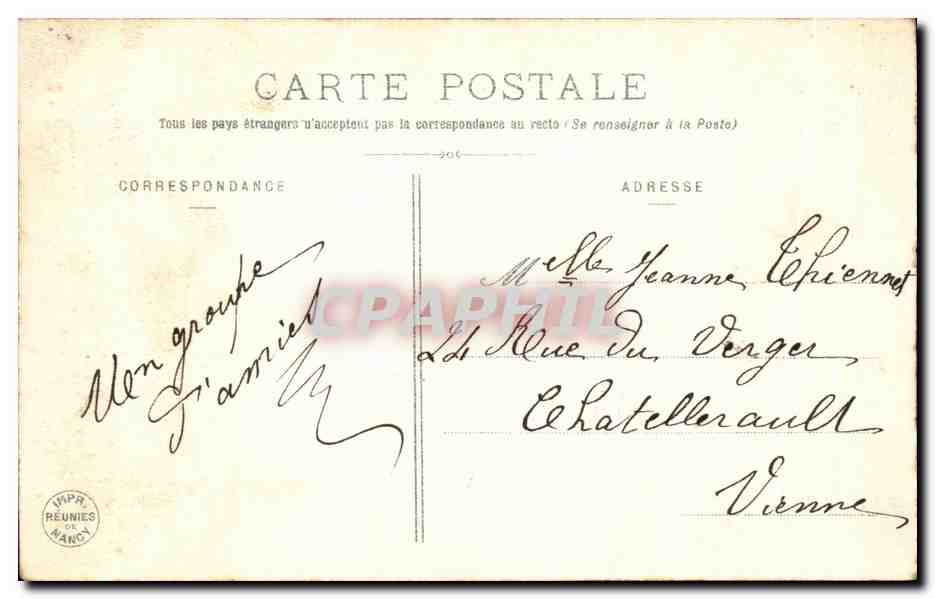 L'Huitre et la Perle — Edizione Bergeret — Verso