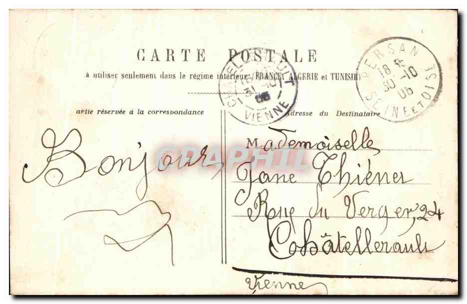 Femmes et oiseaux — L'Amour est la plus jolie fleur — éditeur non visible — Rückseite