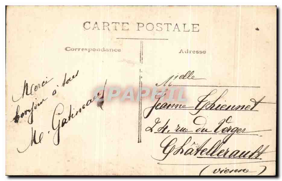 CPA Fantaisie Femme Fleurs  — Rückseite