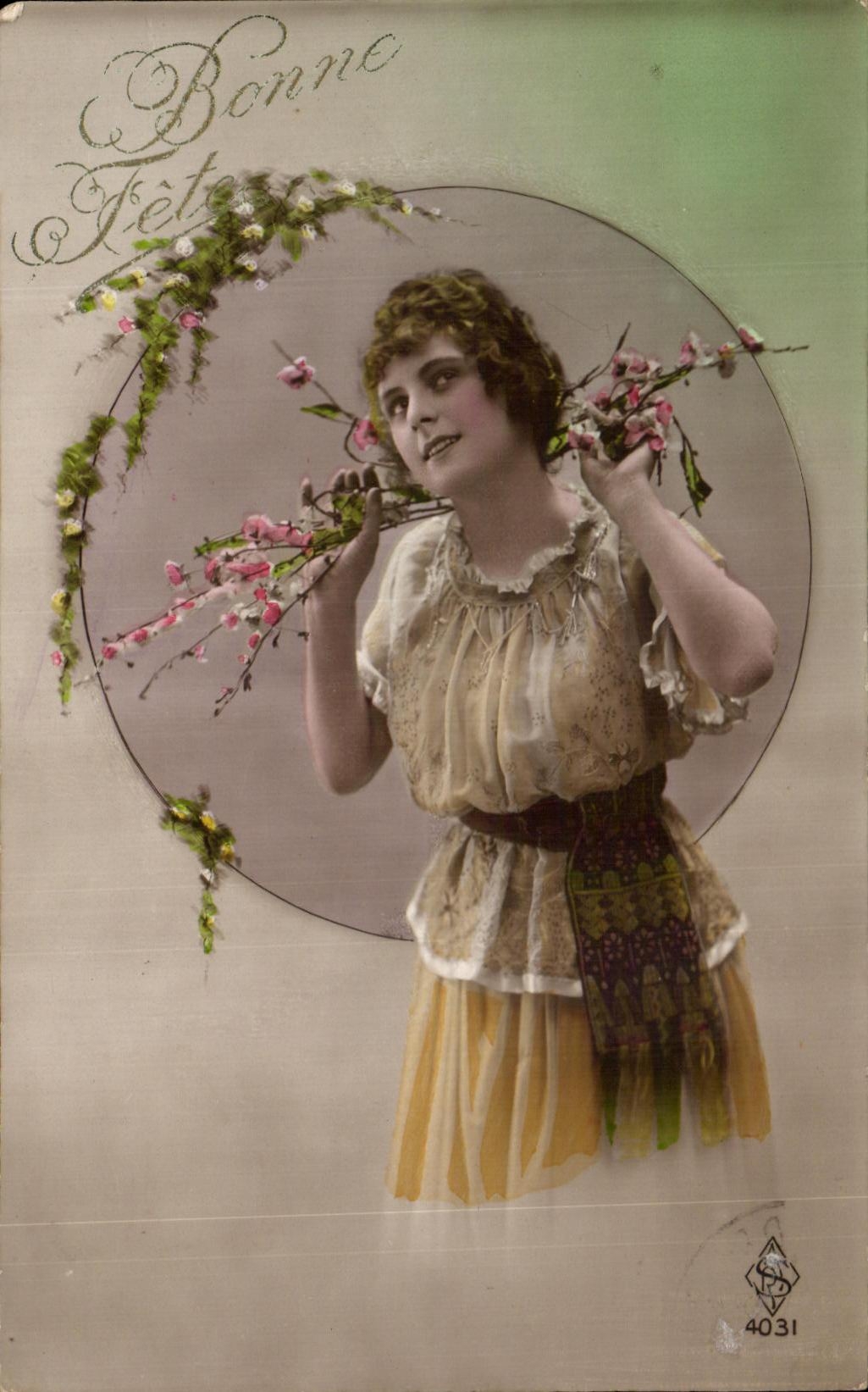 CPA Fantaisie Femme 