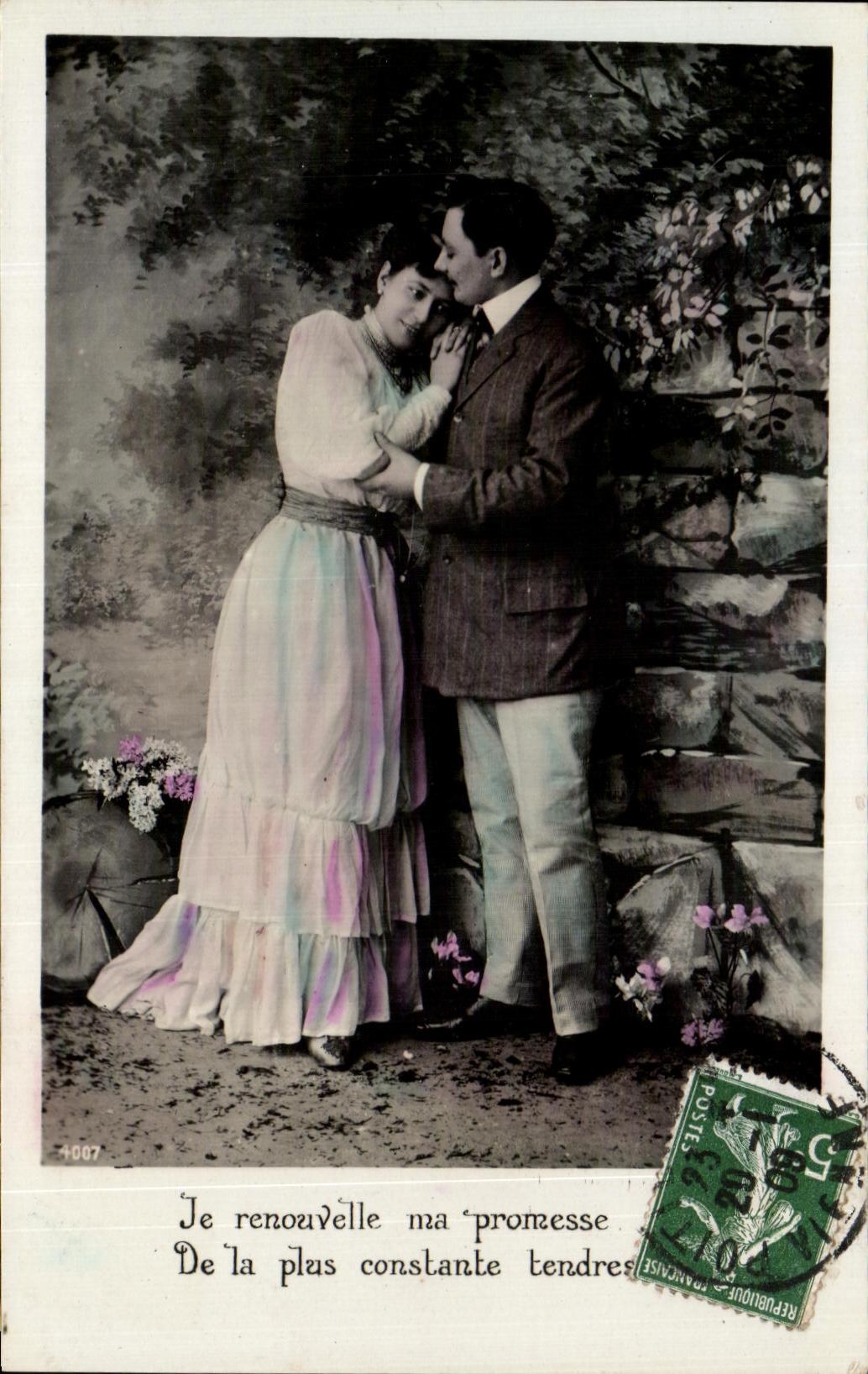 CPA Fantaisie Femme 