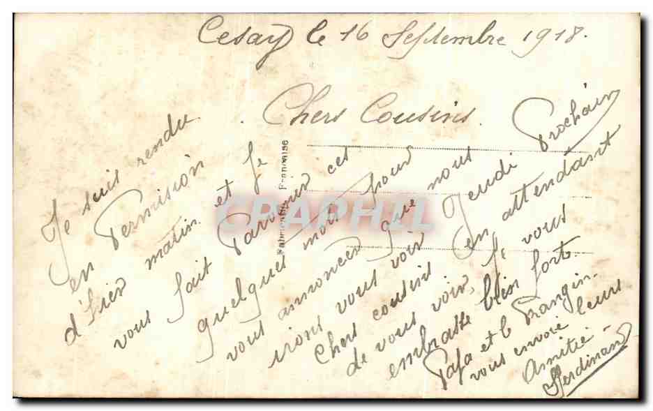 CPA Fantaisie Fleurs Roses — Verso