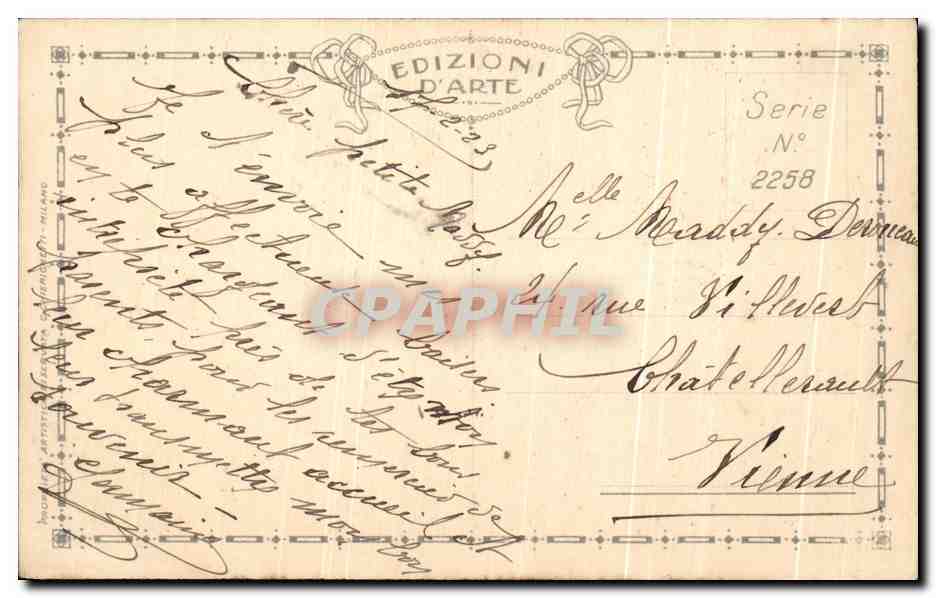 CPA Fantaisie Enfants  — Rückseite