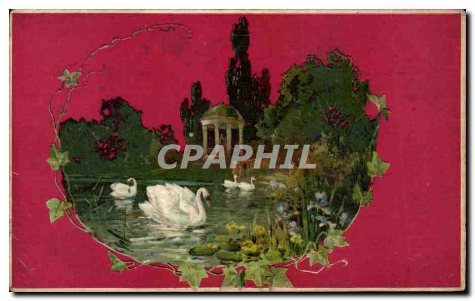 CPA Fantaisie Jardin Cygnes
