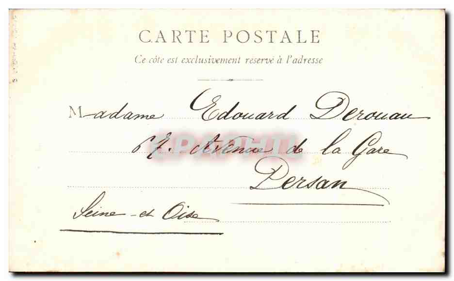 Brionnaise — femme en costume traditionnel — B. F. Chalon-saône — Verso