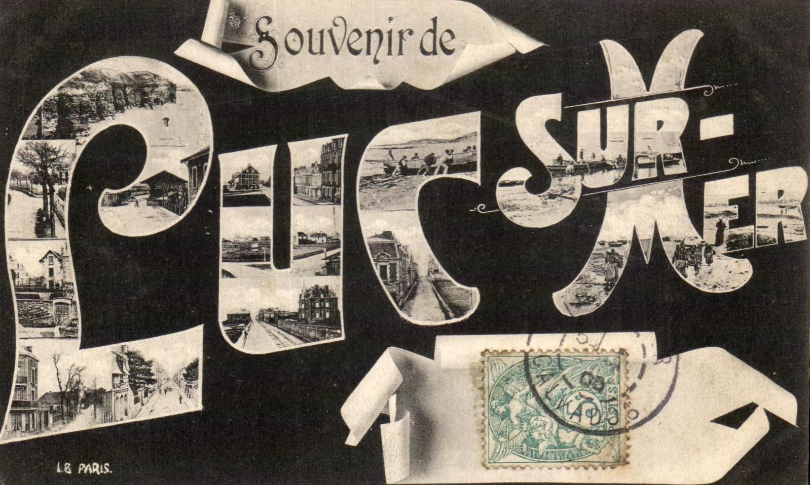 CPA Fantaisie Souvenir Lux sur Mer 