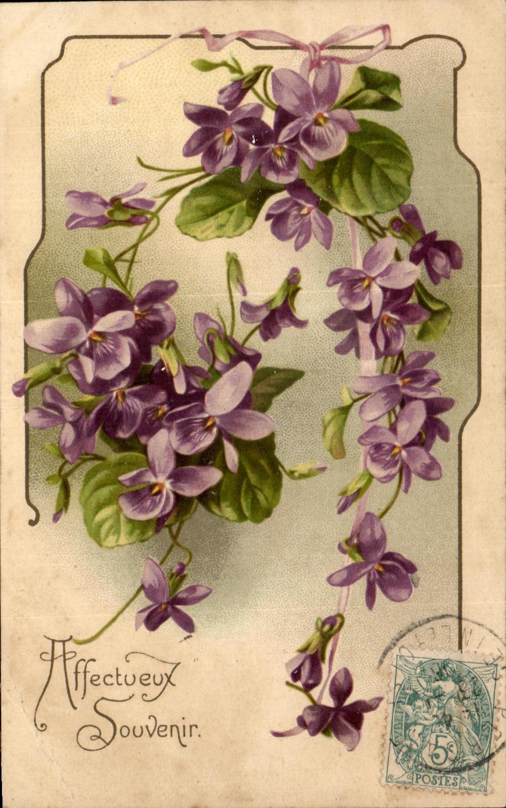 CPA Fantaisie Fleurs 