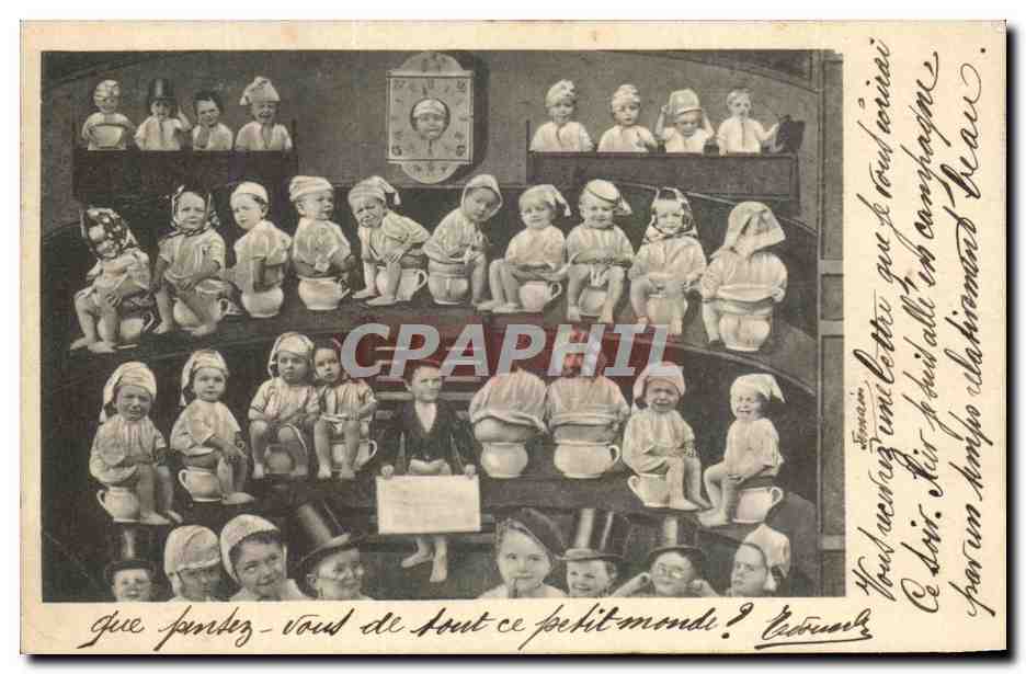 CPA Fantaisie Enfants Bebes